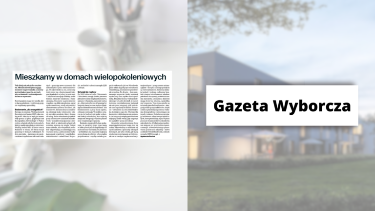 Mieszkamy w domach wielopokoleniowych